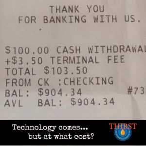 Cost of technology Thirst Productions