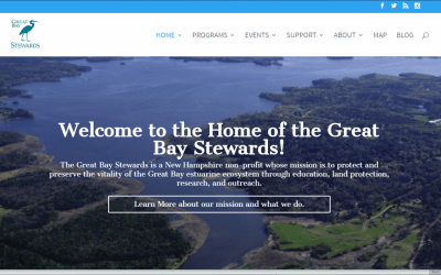 Great Bay Stewards – Nonprofit Organization – WordPress Redesign